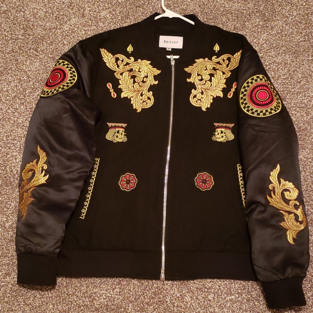 Black and gold jacket